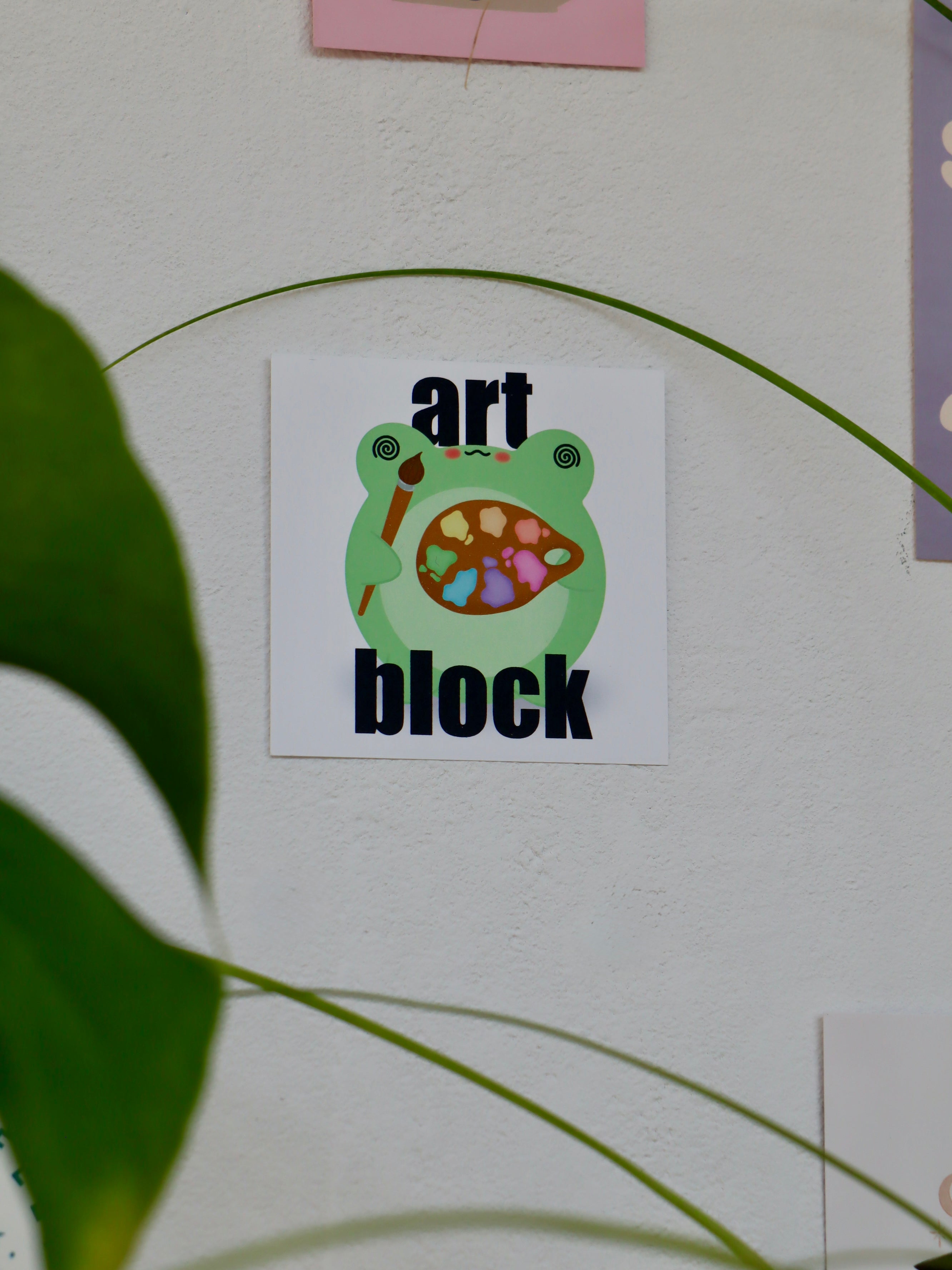 Art Print Frosch Art Block