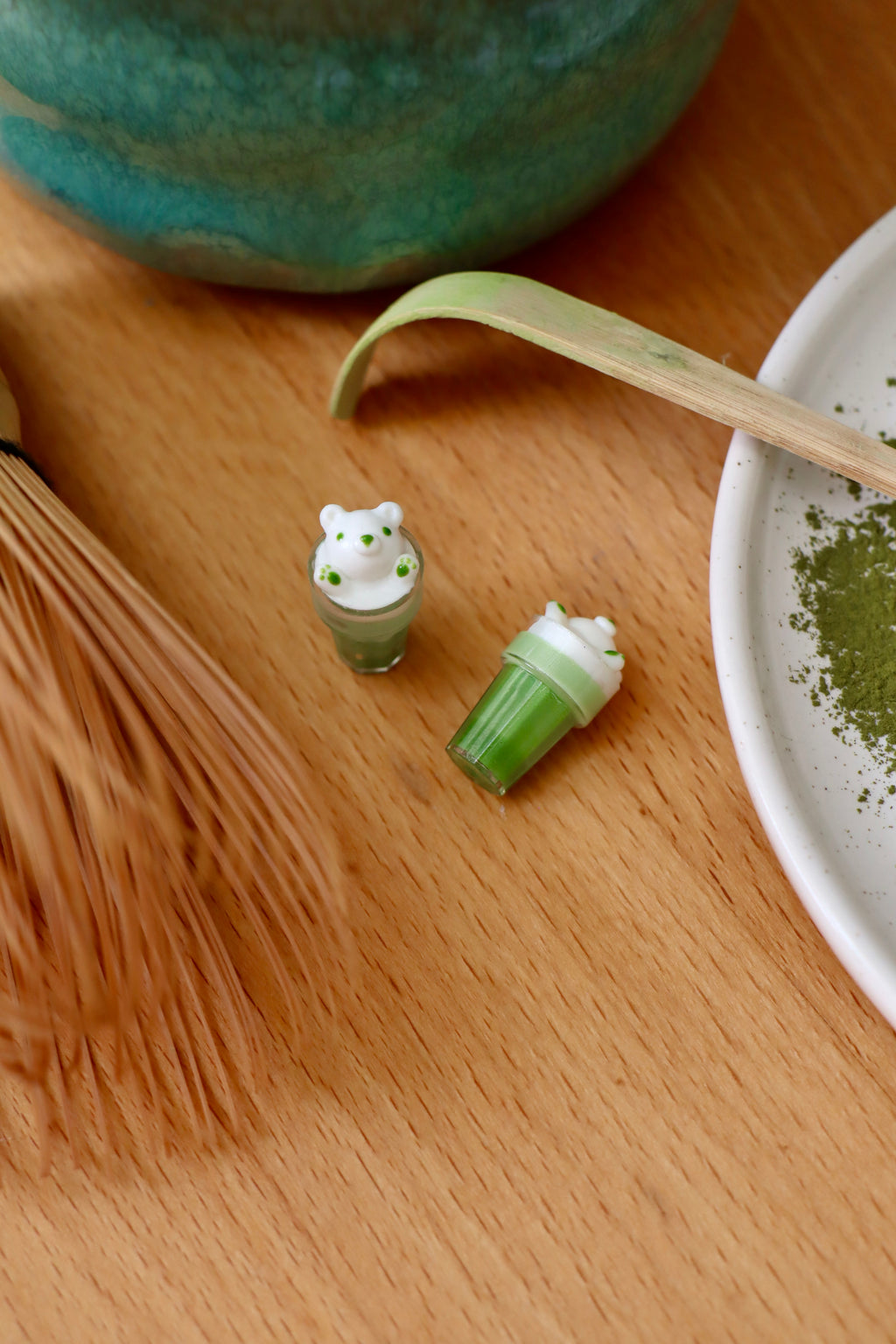 Schlüsselanhänger/Magnet Matcha Bär