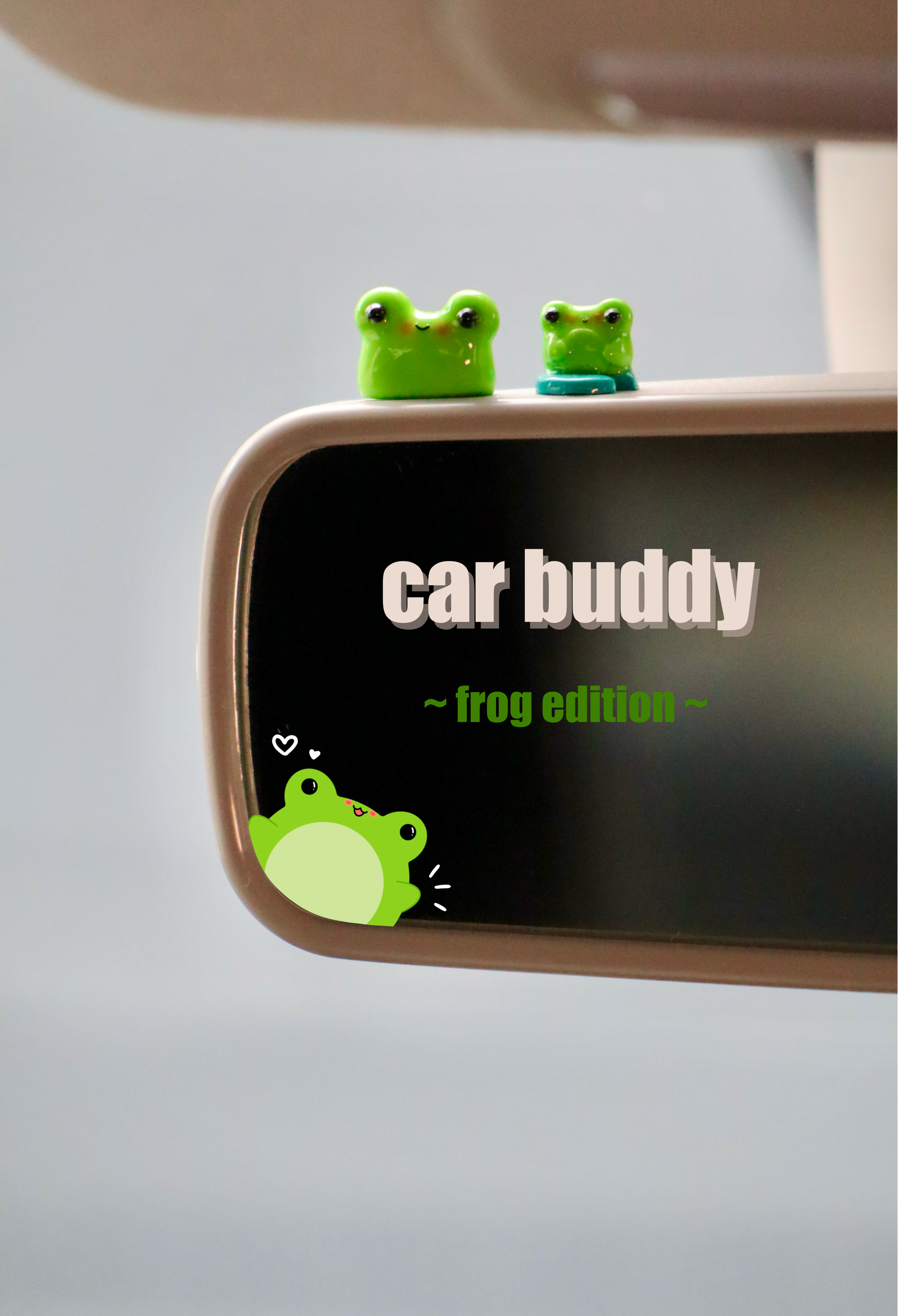 Deko Frosch Car buddy