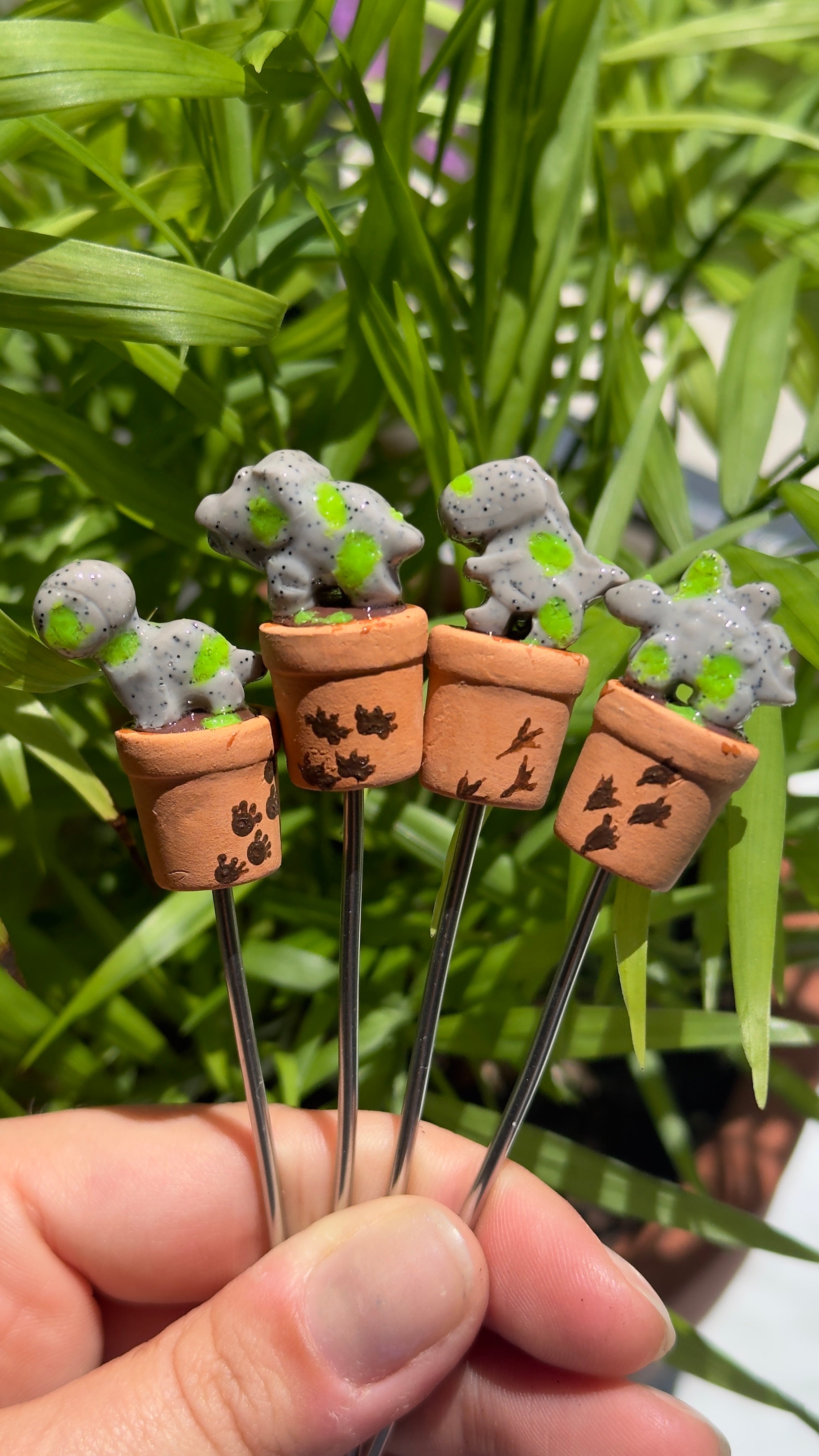 Pflanzenstecker Dinos