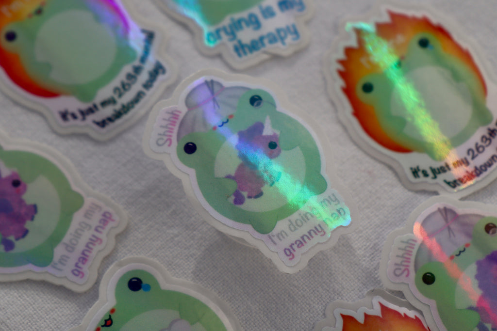 Sticker Granny Frosch