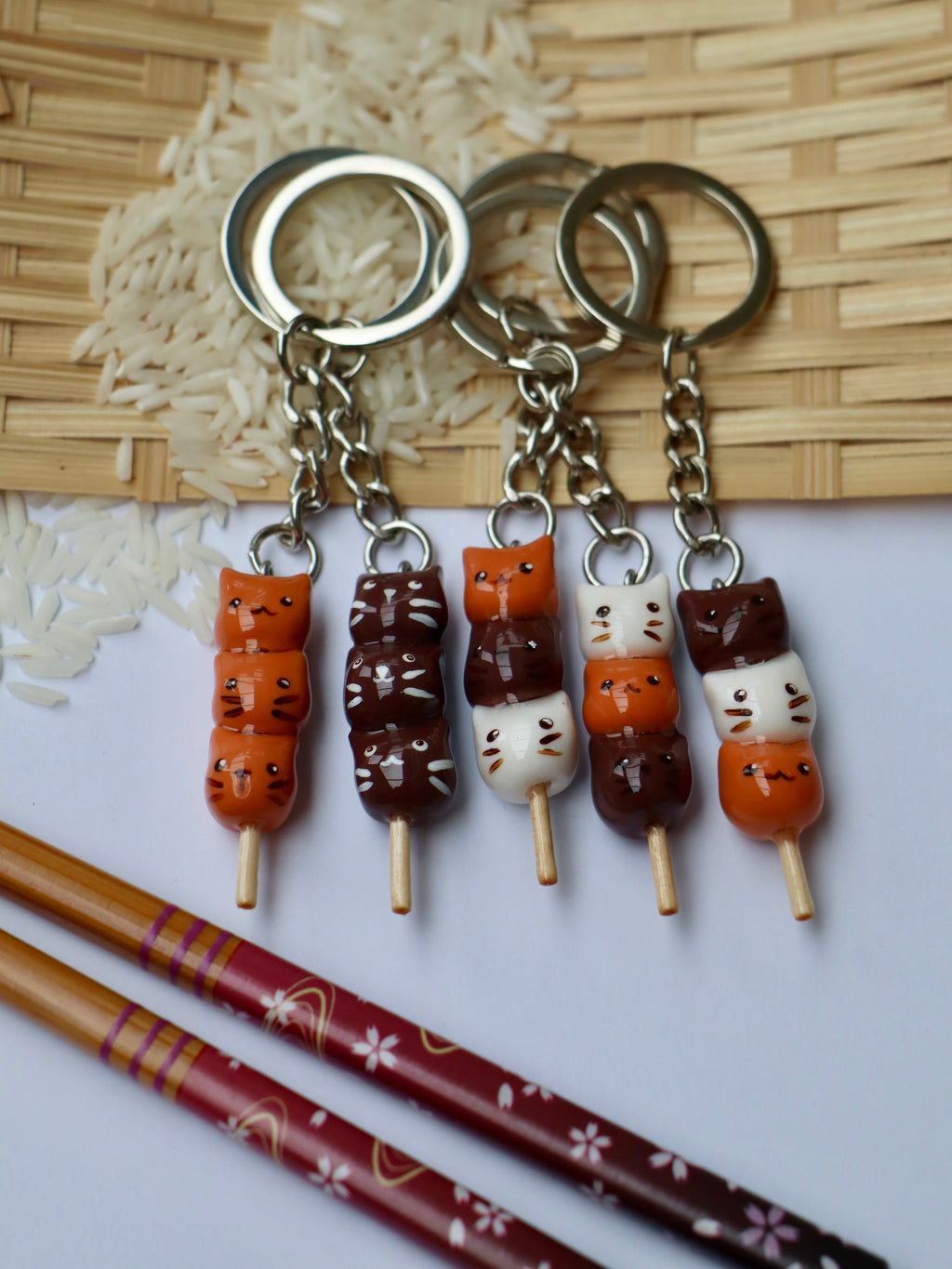 Schlüsselanhänger Dango Katze