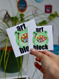 Art Print Frosch Art Block