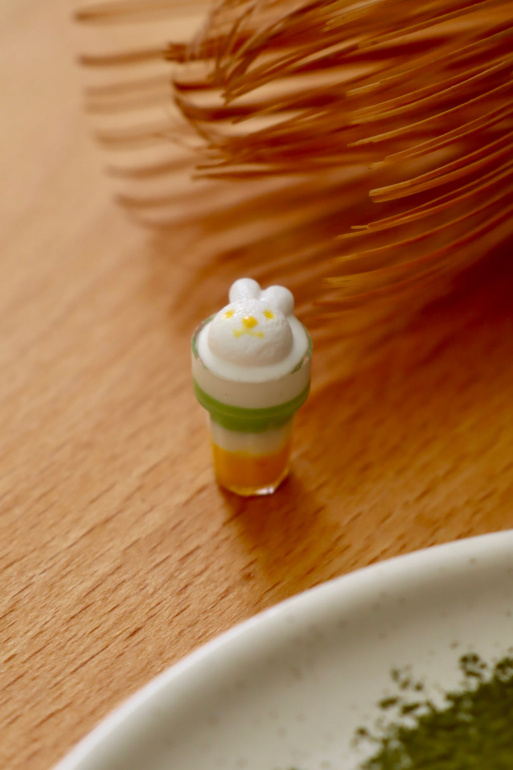 Schlüsselanhänger/Magnet Mango Matcha Hase