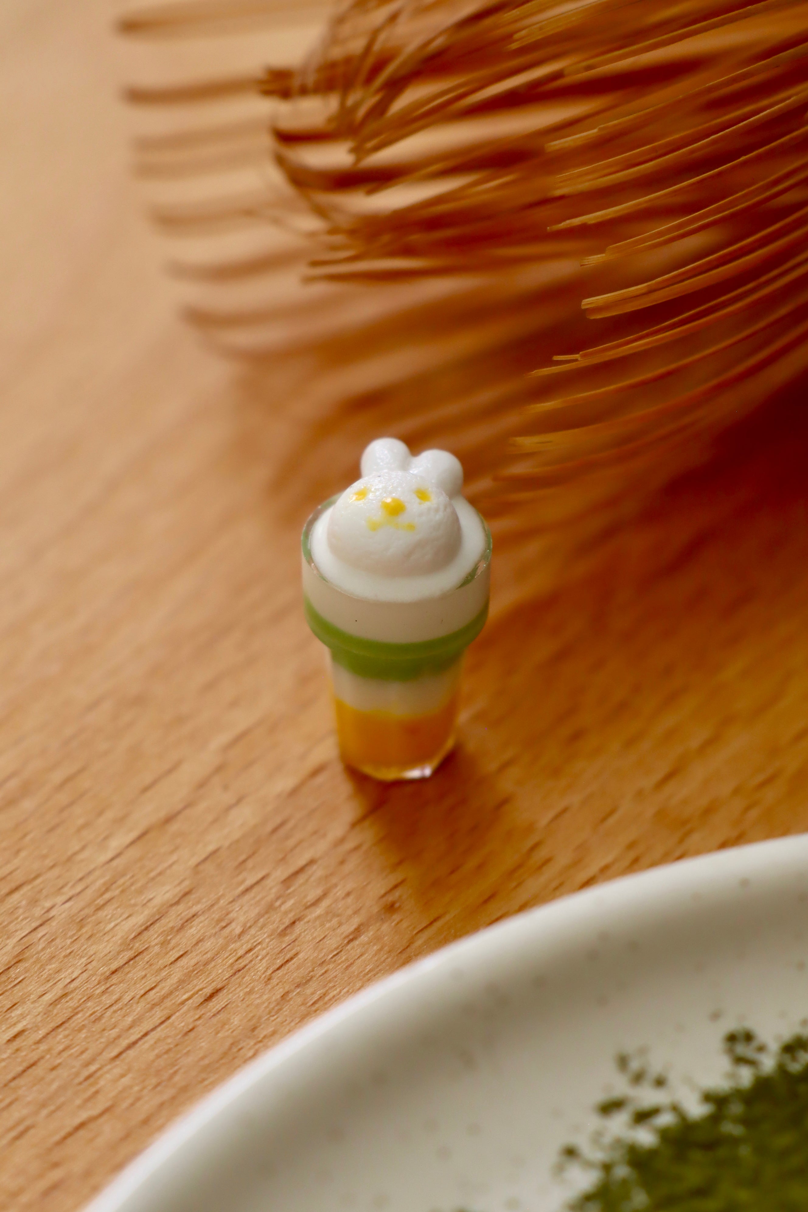 Schlüsselanhänger/Magnet Mango Matcha Hase
